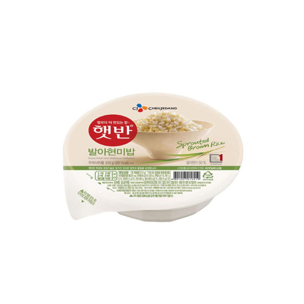 COOKED BUDDING BROWN RICE 210G - Charm Market