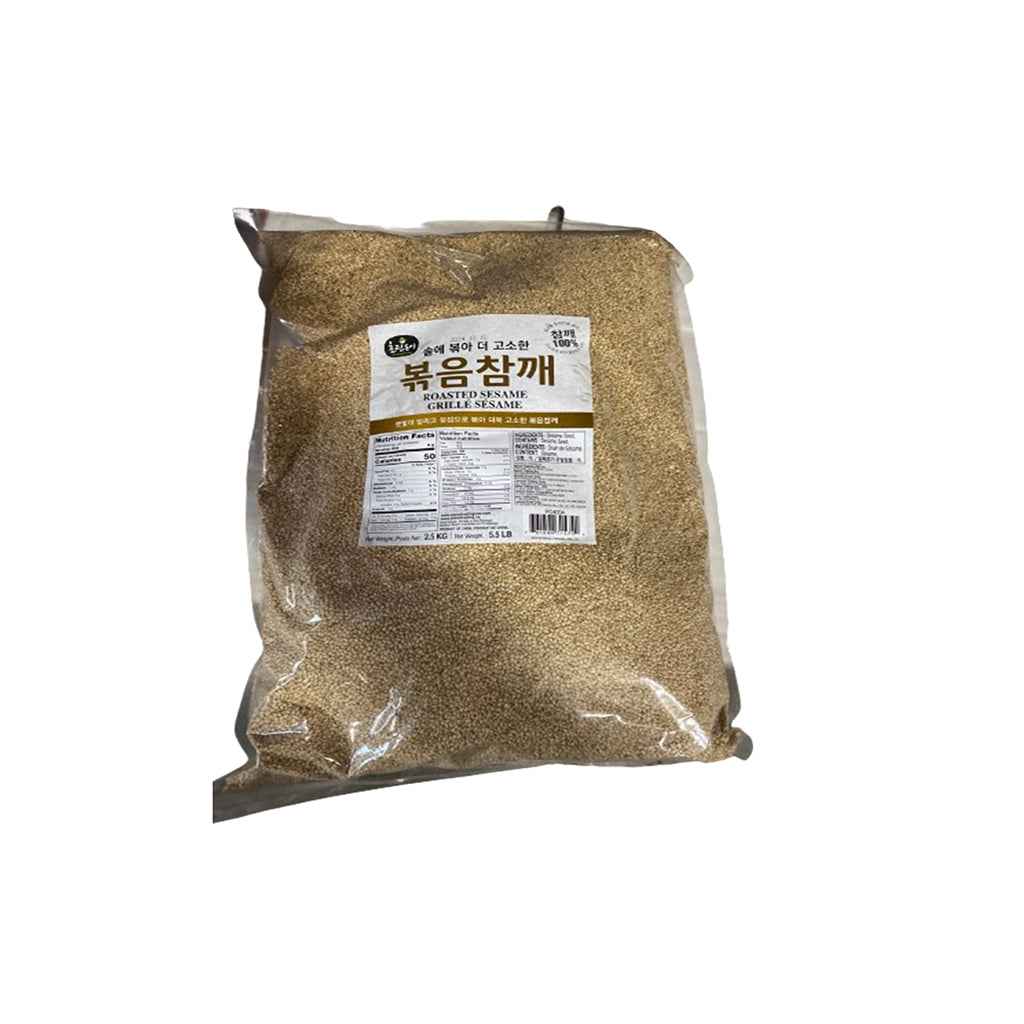CRD)ROASTED SESAME 2.5KG - Charm Market
