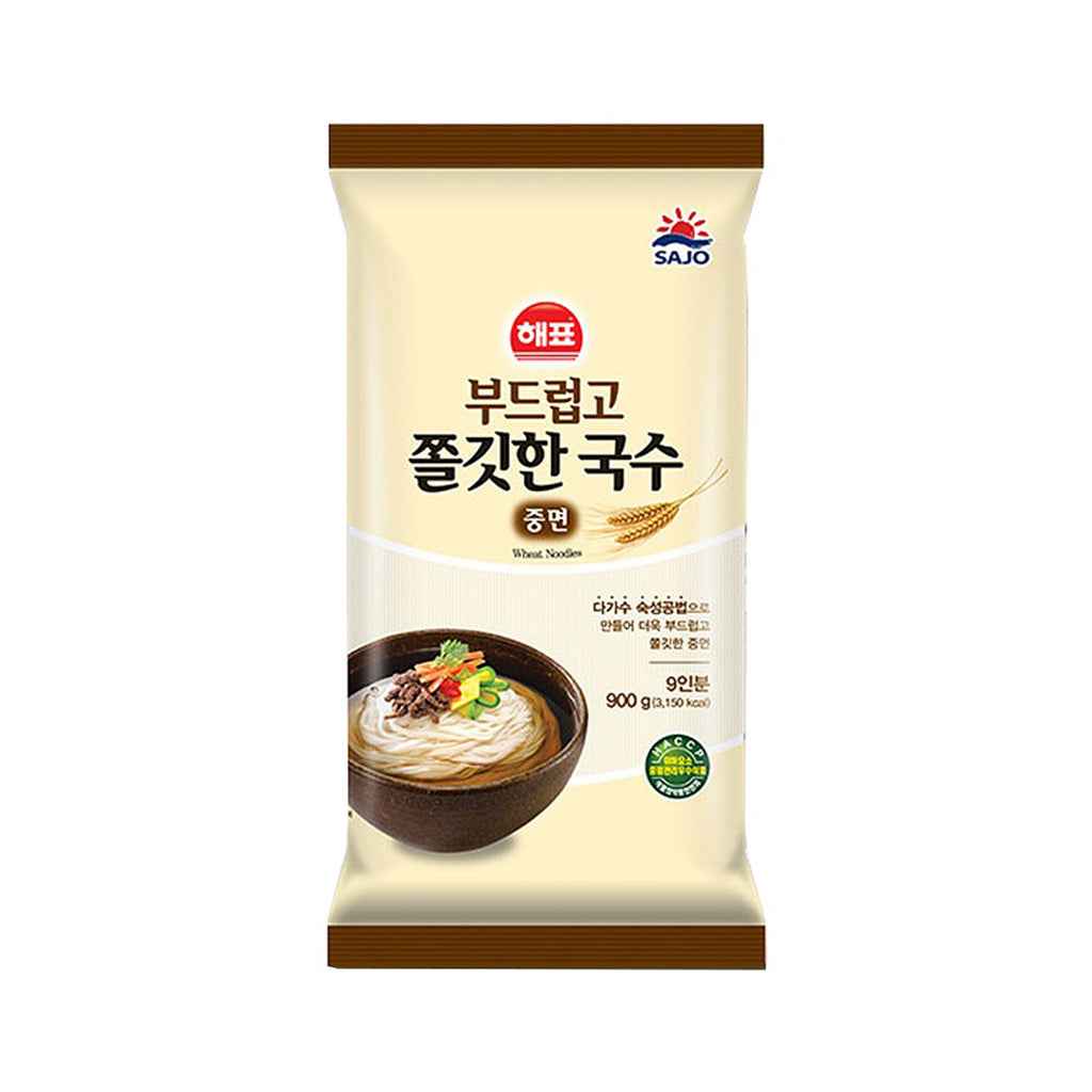 Dried Wheat Noodles 900G (MIDIUM THIN) - Charm Market