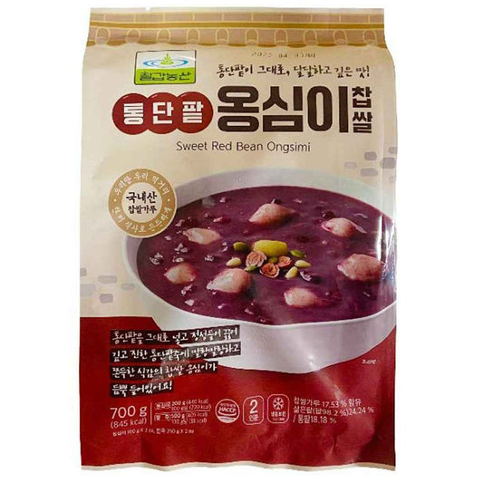 FROZEN RICE CAKE WITH RED BEAN PASTE 700G - Charm Market