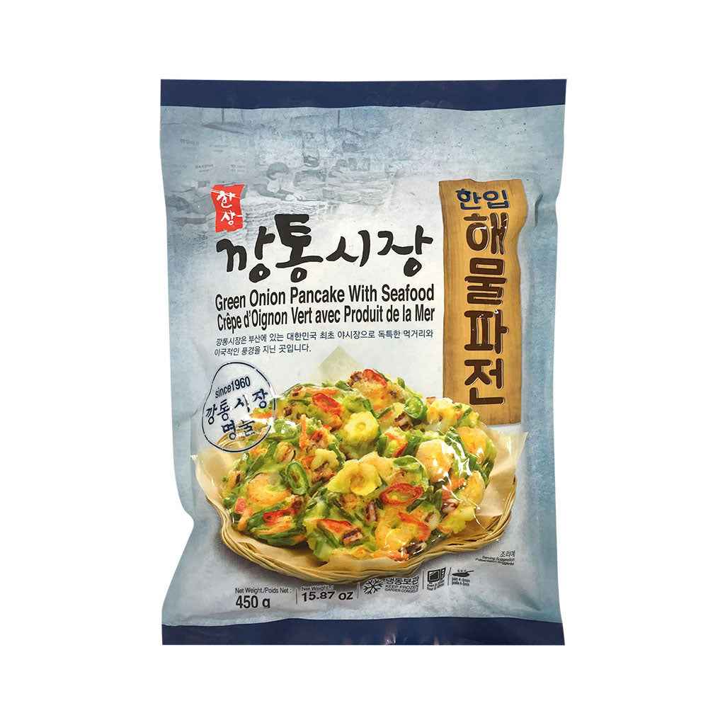 Green Onion Pancake With Seafood 450G - Charm Market