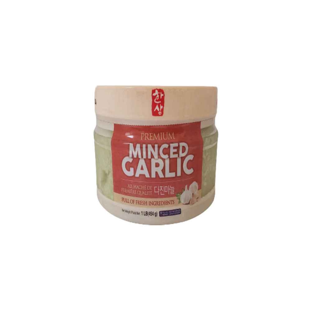 HS)PREMIUM MINCED GARLIC 1LB - Charm Market