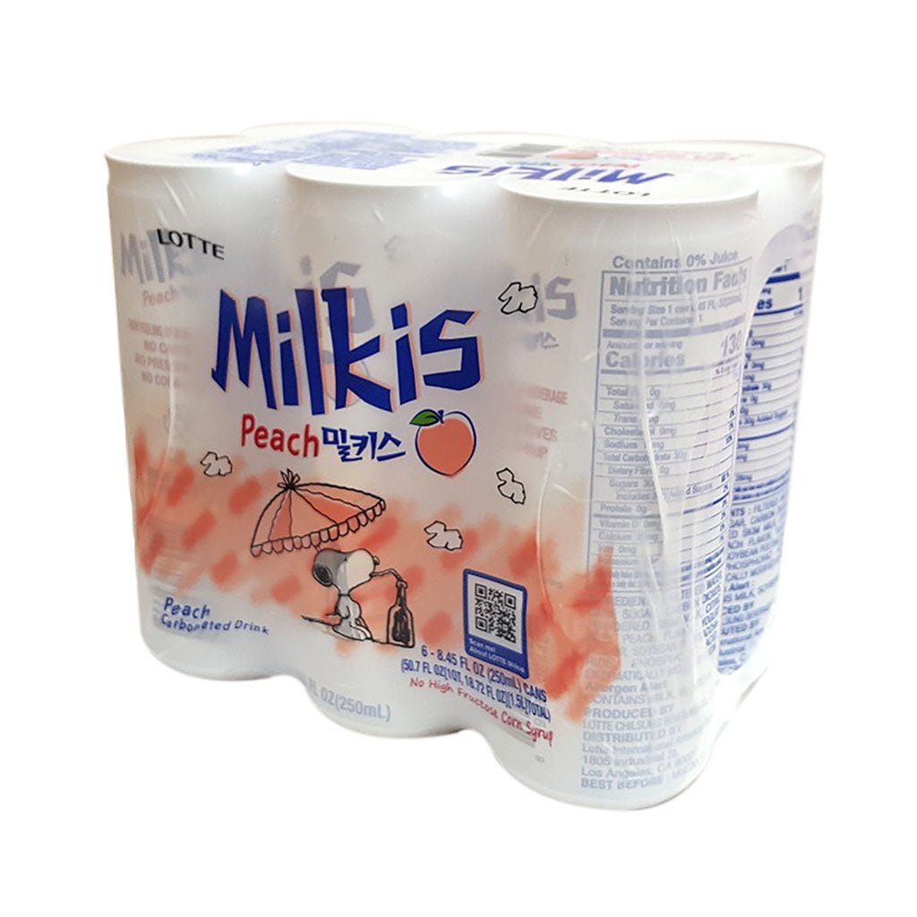 Lotte Milkis(Peach) 5/250ML - Charm Market