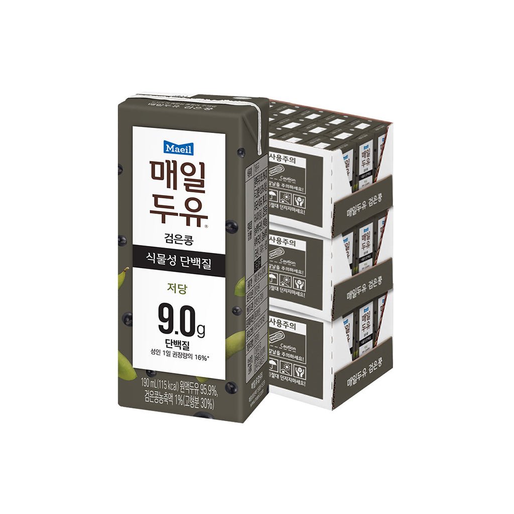 MAEIL)SOYMILK (BLACK BEAN) 4/190ML - Charm Market