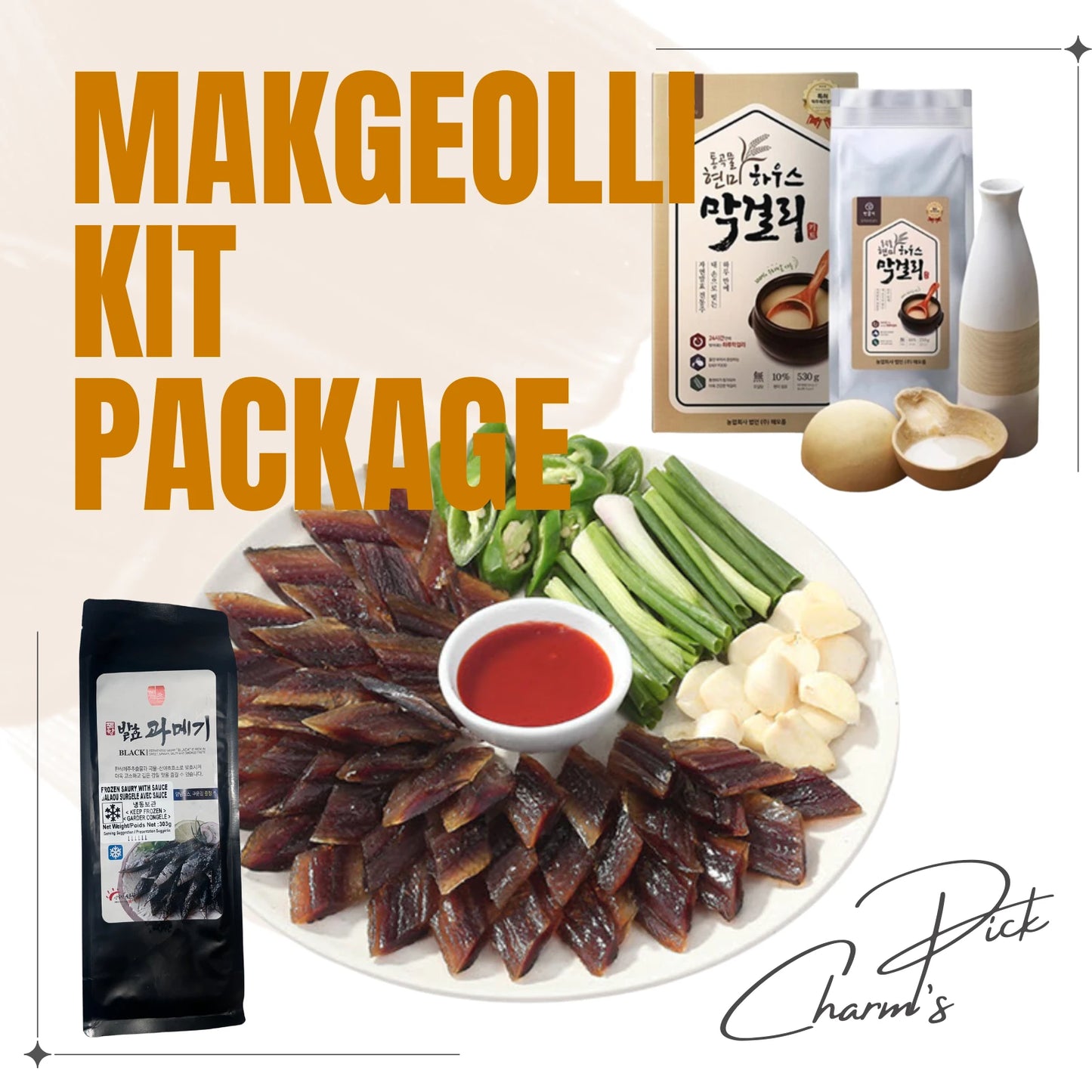 Makgeolli & Gwamegi Pairing Set 막걸리 키트 발효과메기 세트