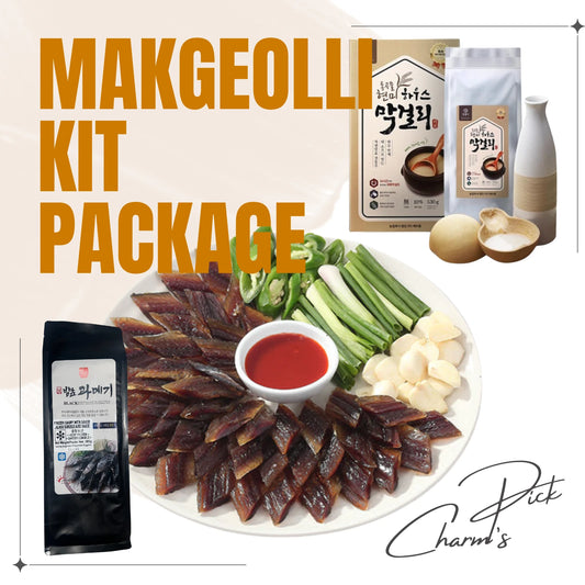Makgeolli & Gwamegi Pairing Set 막걸리 키트 발효과메기 세트