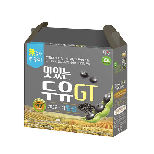 Namyang Delicious Gt Blackbean & Sesame Soy Milk 4/190ML - Charm Market