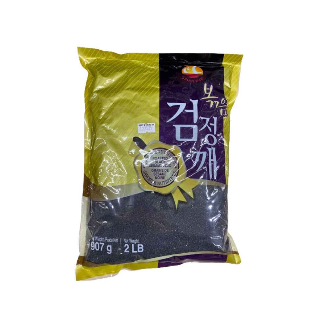 SAMHAK)ROASTED BLACK SESAME SEED 2LB - Charm Market