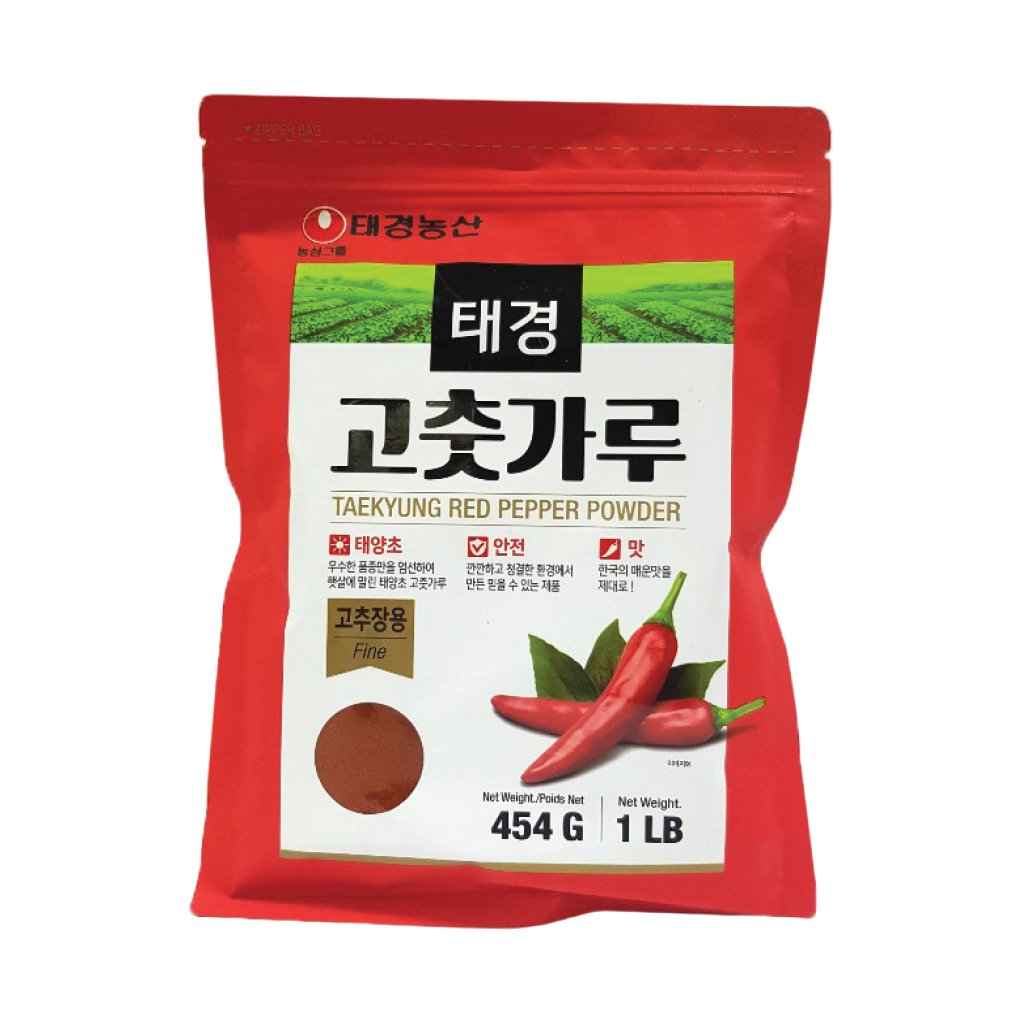 Taekyung Red Pepper Powder(Fine) 1LB(454G) - Charm Market