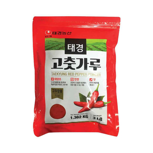 Taekyung Red Pepper Powder(Fine) 3LB - Charm Market