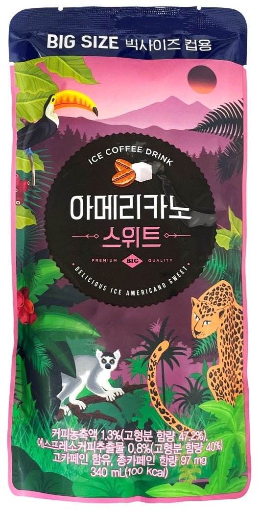Y24P)AMERICANO POUCH DRINK SWEET 340ML - Charm Market